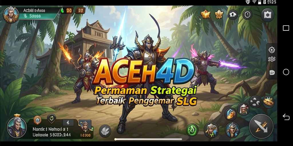 Tampilan mendebarkan dari pertempuran strategis dalam ACEH4D.