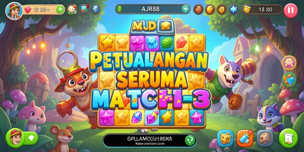 Tampilan menakjubkan dari gameplay AJR88 dalam dunia Match-3.