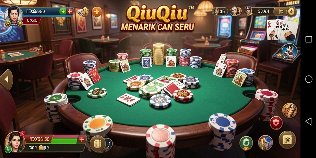 Screenshot gameplay QiuQiu yang seru dan menarik di IDX66.