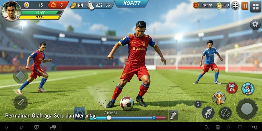 Tampilan gameplay KOPI77 yang menarik dan mendebarkan.
