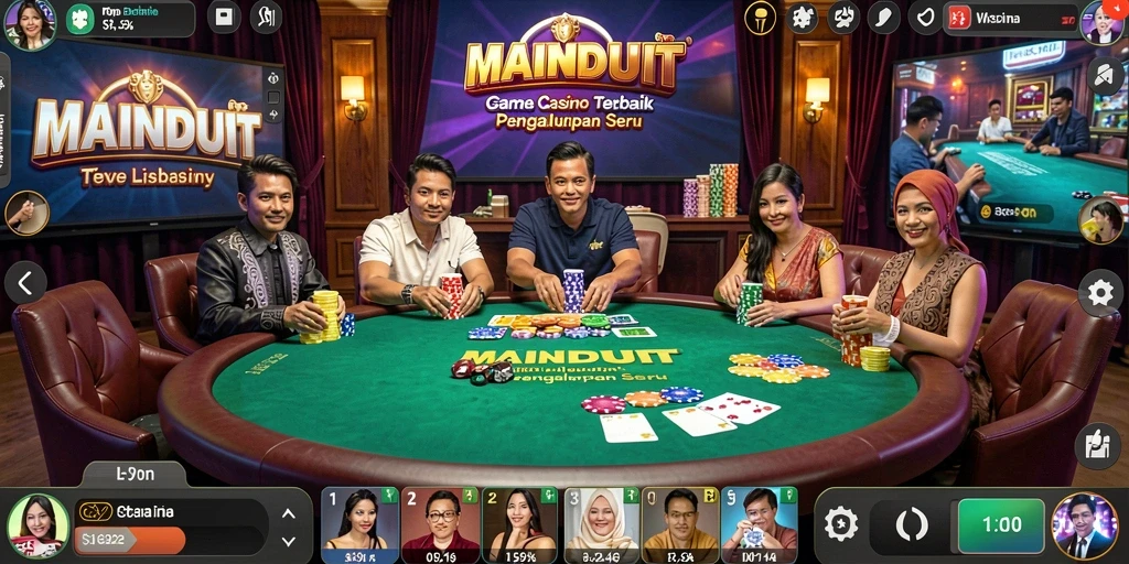 Menampilkan gameplay Live Casino yang mendebarkan dan interaktif.