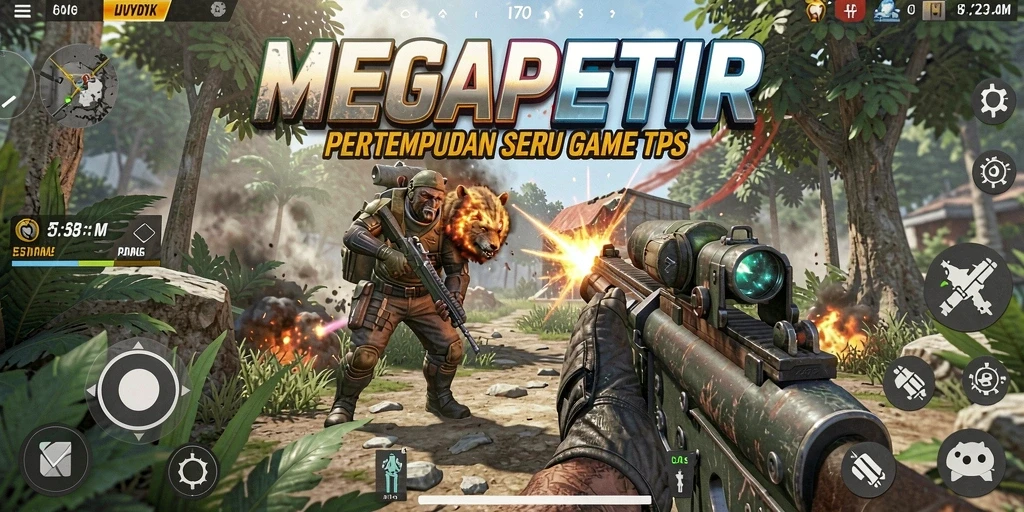 Tampilan gameplay seru dari MEGAPETIR dengan aksi menegangkan.