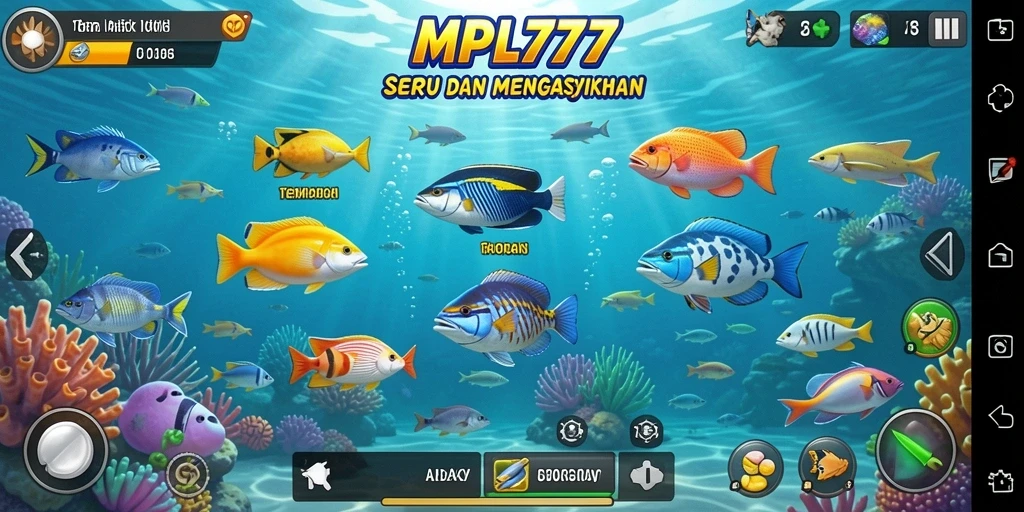 Tampilan gameplay seru saat menembak ikan di MPL777.