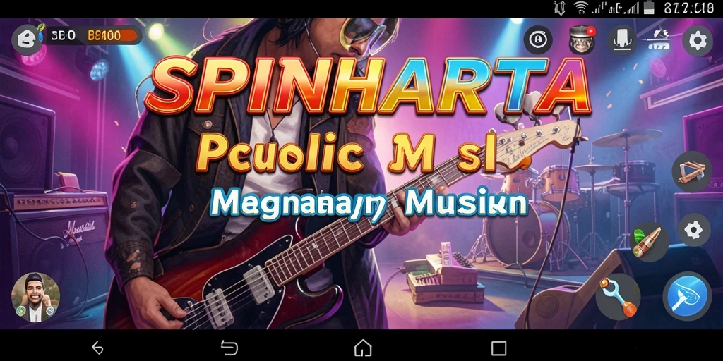 Tampilan gameplay SPINHARTA yang seru dan interaktif.