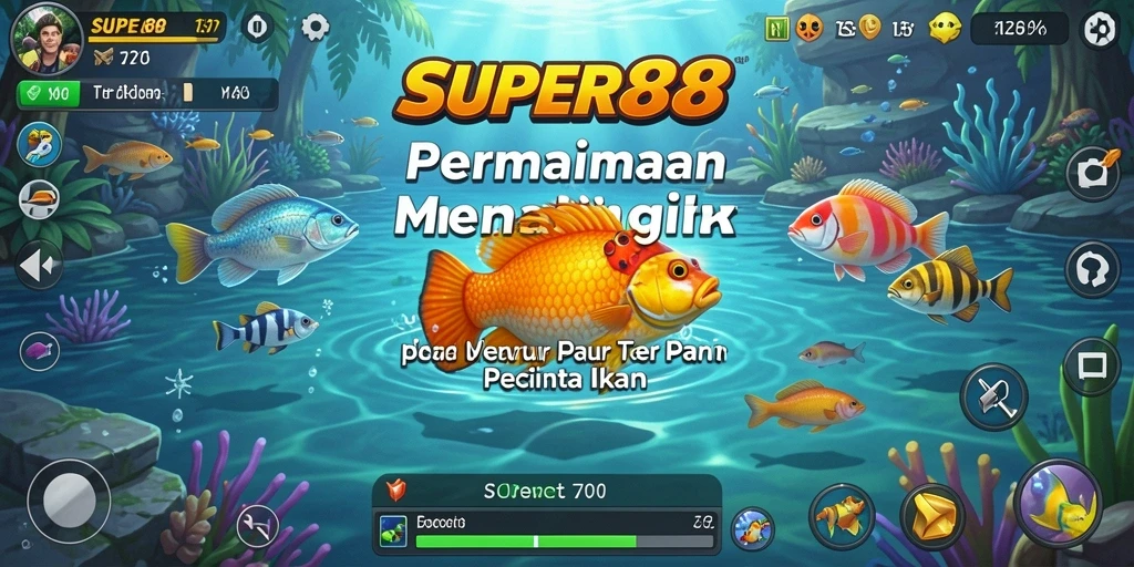 Screenshot SUPER88 menunjukkan aksi memancing yang seru dan menarik.