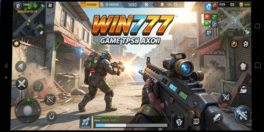 Tampilan gameplay menarik dari WIN777 dengan aksi tembak-tembakan intens.