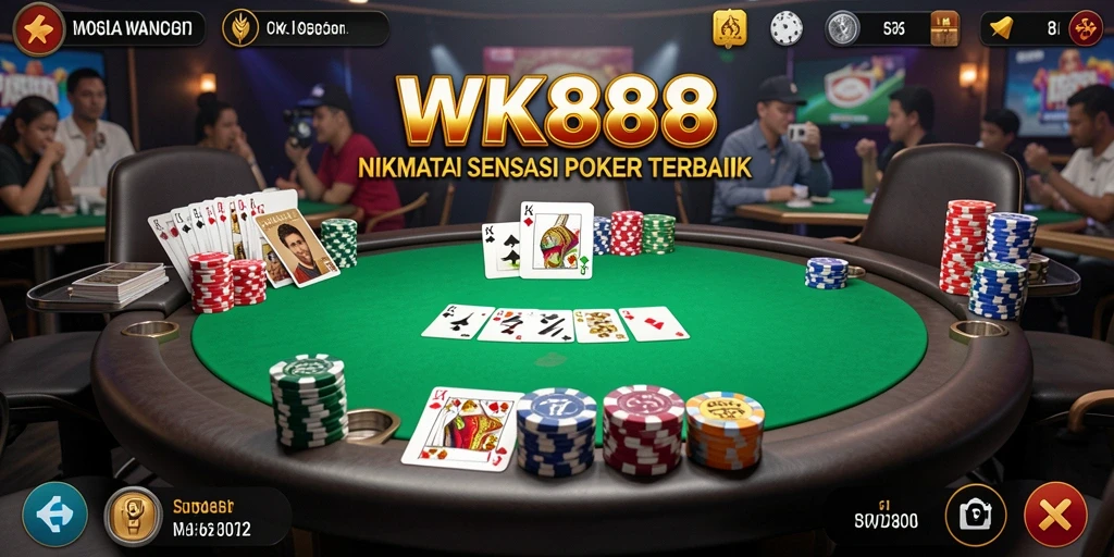 Tampilan gameplay menarik di WK888 dengan berbagai variasi Poker.